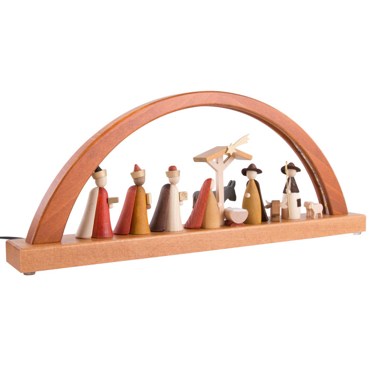 Candle Arch - Nativity - 40x16 cm / 15.7x6.3 inch