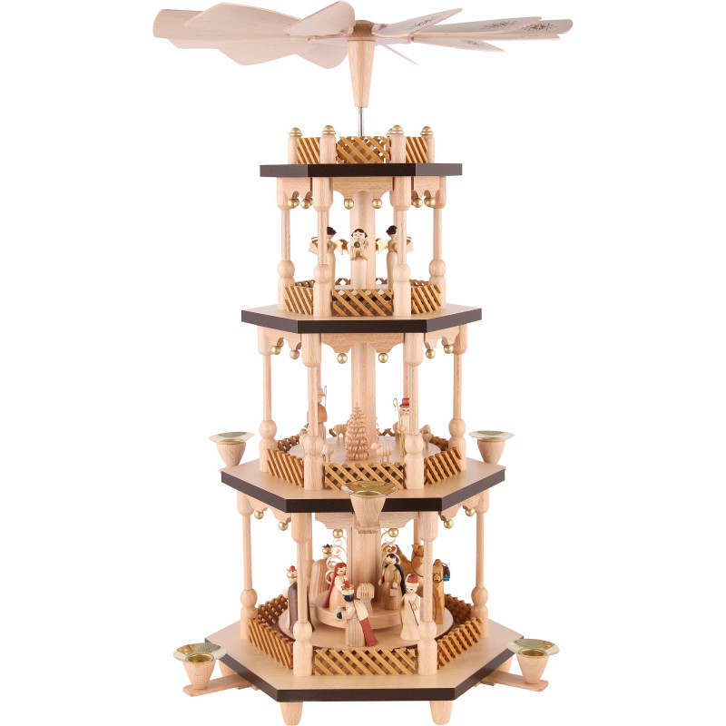 4-stöckige Pyramide Christi Geburt - 54 cm
