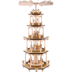 5-stöckige Pyramide Christi Geburt - 70 cm