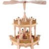 2-stöckige Pyramide Christi Geburt - 33 cm