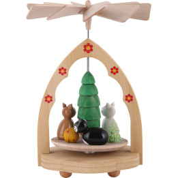 1-stöckiges Wärmespiel Katzen - 10 cm