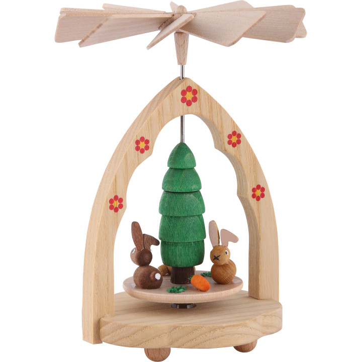 1-Tier Thermic Pyramid Bunnies - 10 cm / 4 inch