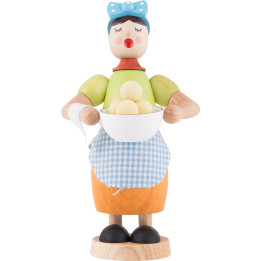 Räuchermännchen Kloßfrau - 17 cm