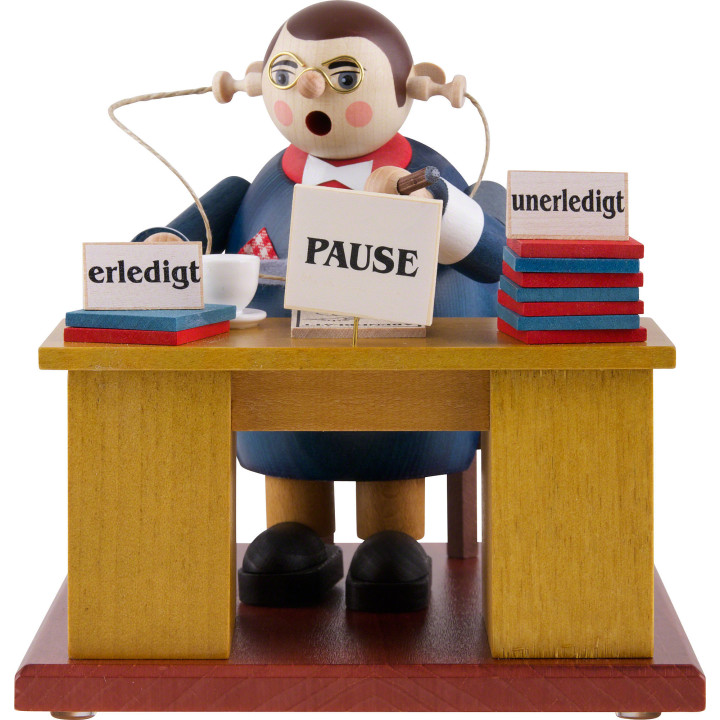 Räuchermännchen Beamter - 14 cm