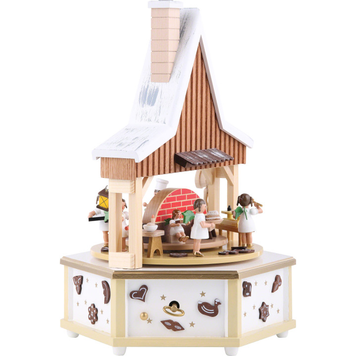 Spieldose Engelsbäckerei - 34 cm
