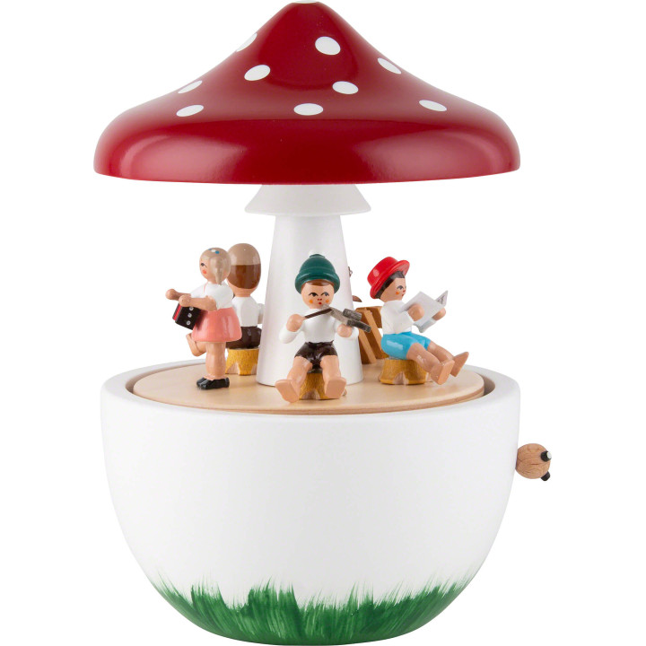 Spieldose Pilz - 17 cm