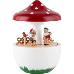 Spieldose Pilz - 17 cm