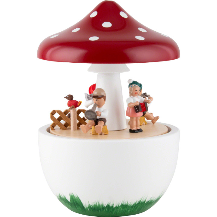 Music Box - Mushroom - 17 cm / 6.7 inch