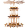 3-stöckige Pyramide unbestückt - 38 cm