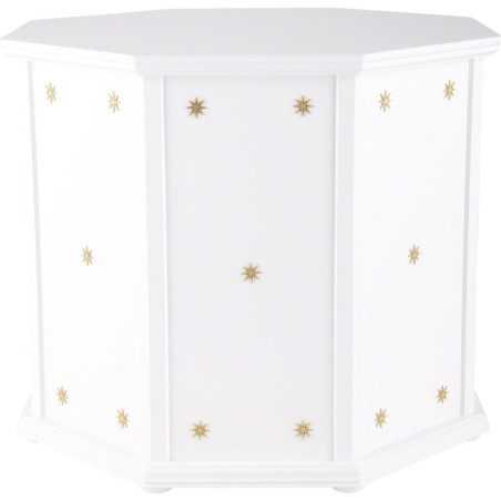 Pedestal for Pyramids Octagonal White - 41 cm / 16 inch