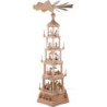 5-Tier Pyramid - Nativity Scene - Natural Wood - 140 cm / 55 inch