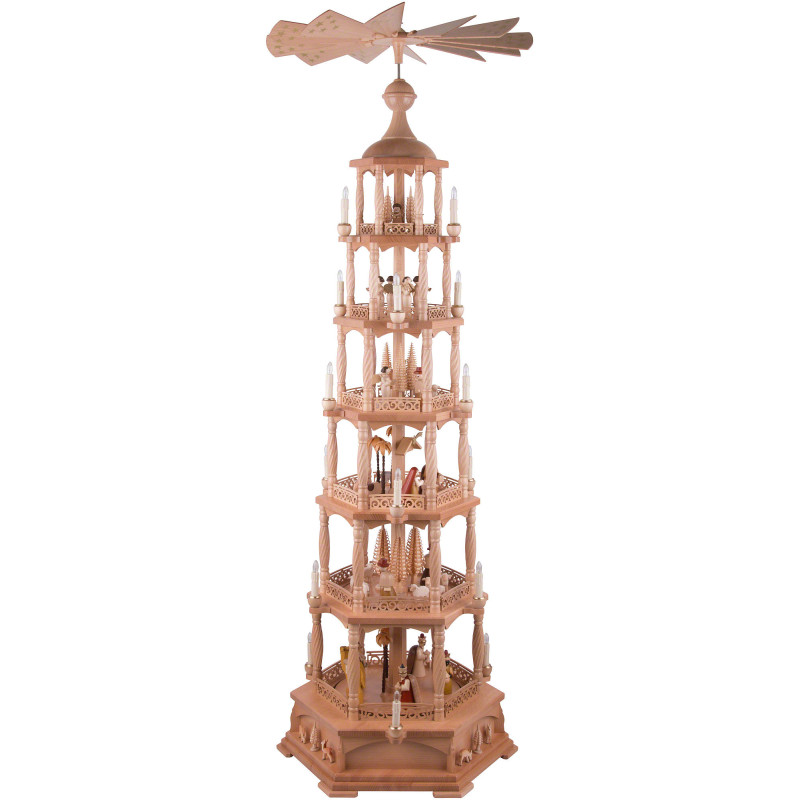 6-Tier Pyramid - Nativity - 165 cm / 65 inch