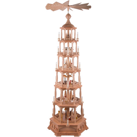 6-Tier Pyramid - Nativity - 165 cm / 65 inch