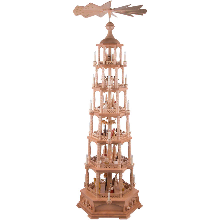 6-stöckige Pyramide Christi Geburt - 165 cm