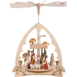 1-Tier Pyramid - Nativity Scene - 40 cm / 16 inch