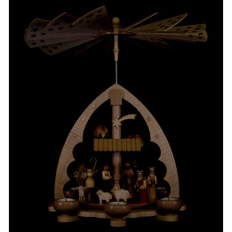 1-Tier Pyramid - Nativity - 40 cm / 15.7 inch