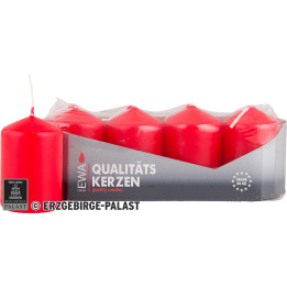 High Quality Pillar Candles Red - D 3.8 cm (1.5 inch)