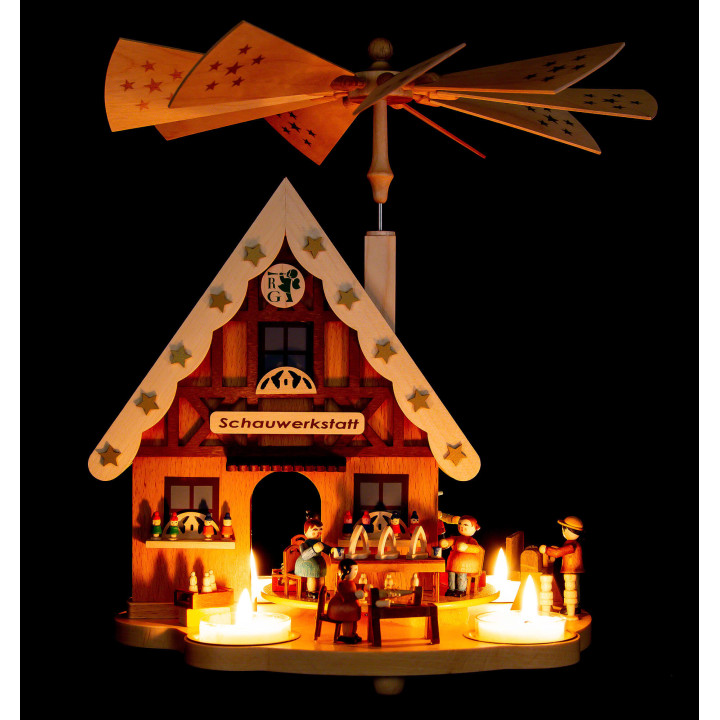 1-Tier Pyramid - Artisan's Workshop - 29 cm / 11.4 inch