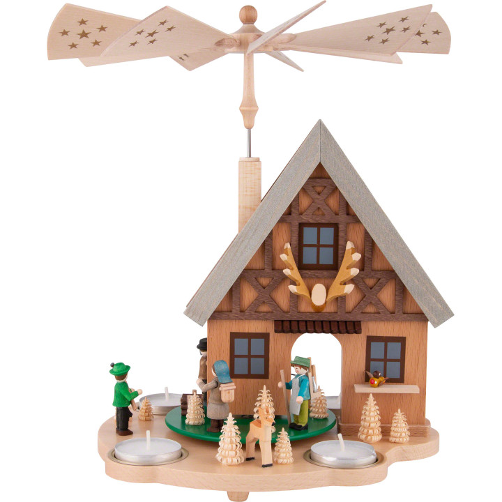 1-stöckige Pyramide Haus Forsthaus - 29 cm