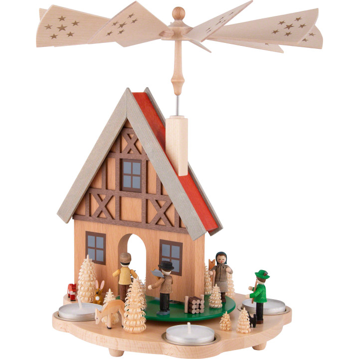 1-stöckige Pyramide Haus Forsthaus - 29 cm