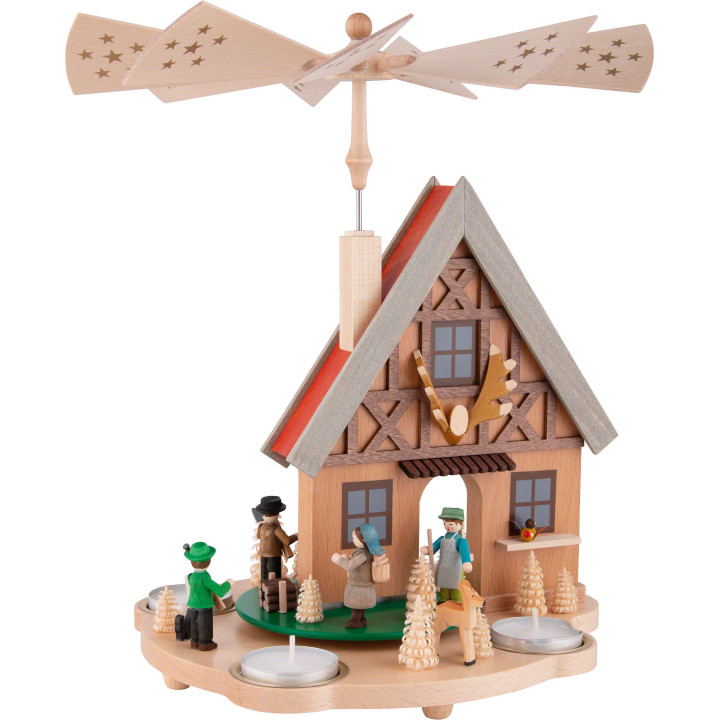 1-stöckige Pyramide Haus Forsthaus - 29 cm