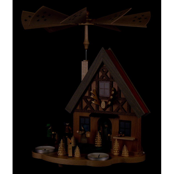 1-stöckige Pyramide Haus Forsthaus - 29 cm