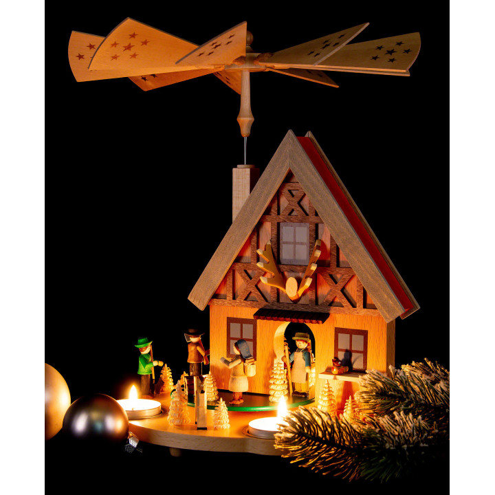 1-stöckige Pyramide Haus Forsthaus - 29 cm