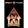 2-stöckiges Pyramidenhaus Christi Geburt - 36 cm