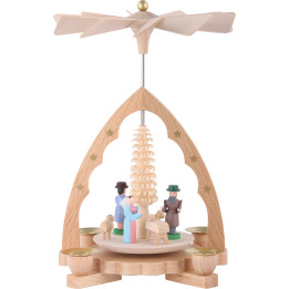 1-stöckige Pyramide Christi Geburt - 19 cm