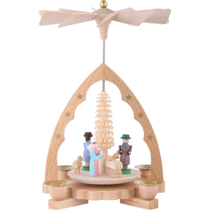 1-stöckige Pyramide Christi Geburt - 19 cm