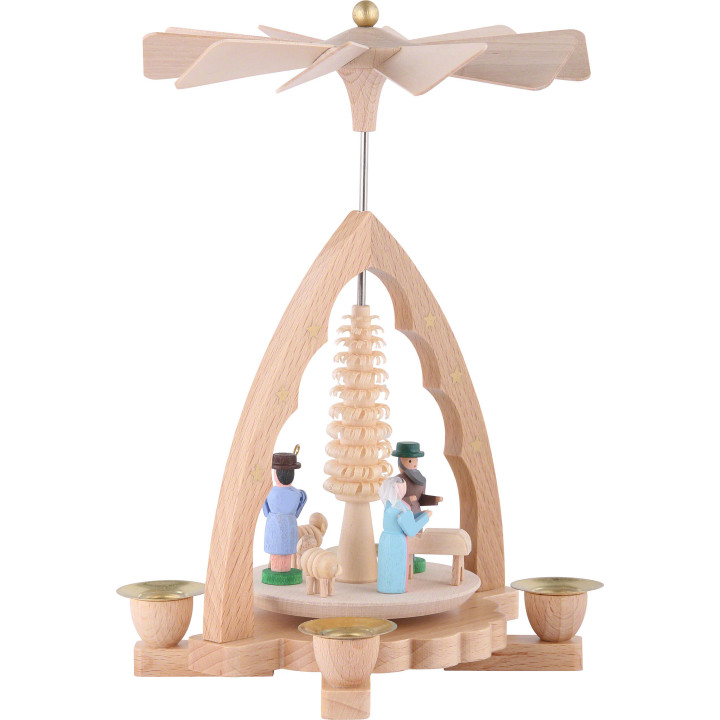 1-stöckige Pyramide Christi Geburt - 19 cm