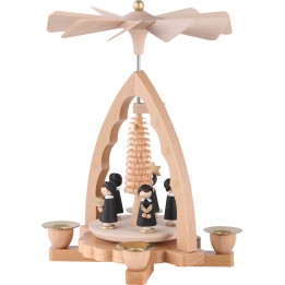 1-Tier Pyramid - Carolers - 19 cm / 7 inch