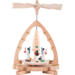 1-Tier Pyramid - Angel and Miner - 19 cm / 7 inch