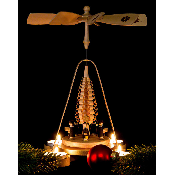 1-Tier Pyramid - Carolers - 25 cm / 9.8 inch