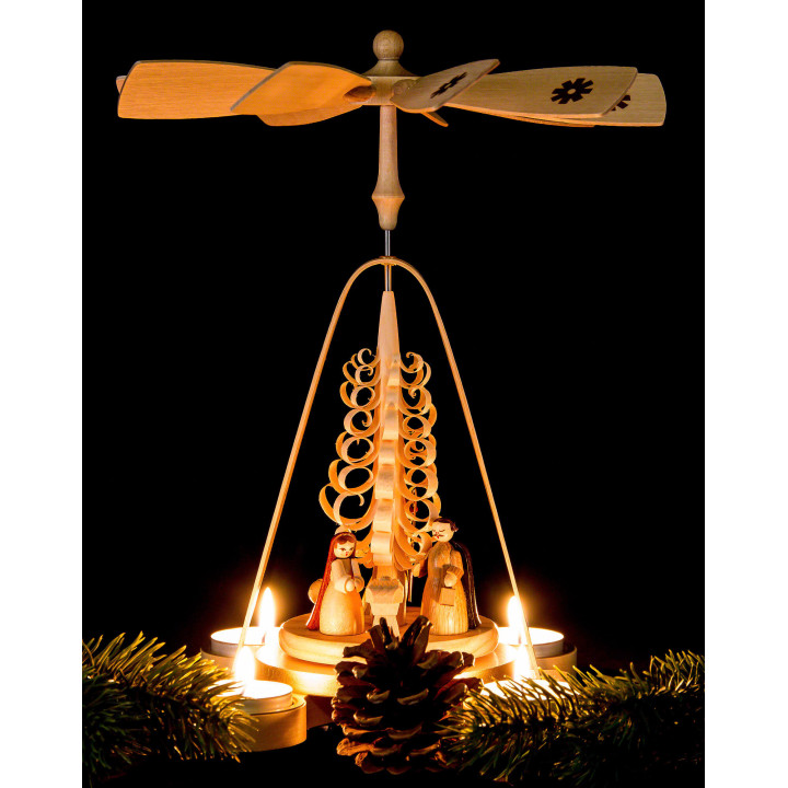 1-stöckige Pyramide Christi Geburt - 25 cm