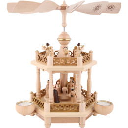 2-stöckige Pyramide Christi Geburt - 35 cm