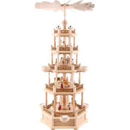 5-Tier Pyramid - Nativity - 74 cm / 30 inch