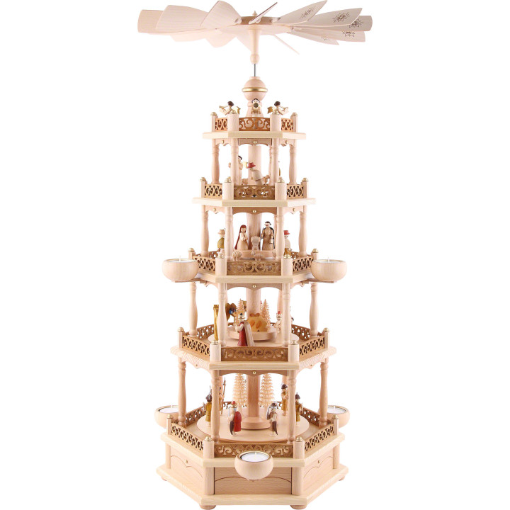 5-Tier Pyramid - Nativity - 74 cm / 30 inch
