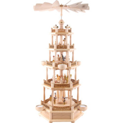 5-stöckige Pyramide Christi Geburt - 74 cm