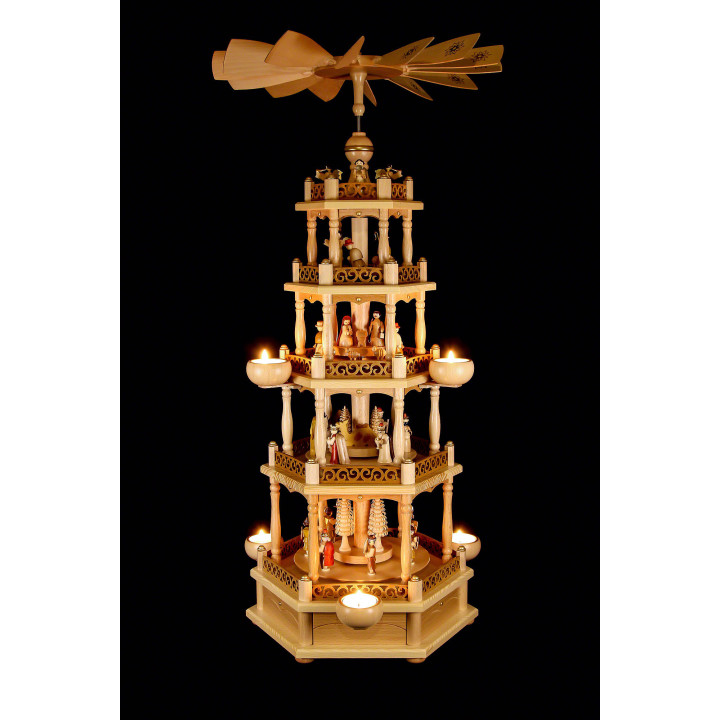 5-Tier Pyramid - Nativity - 74 cm / 30 inch