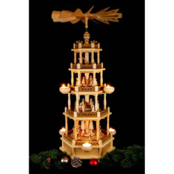 5-stöckige Pyramide Christi Geburt - 74 cm
