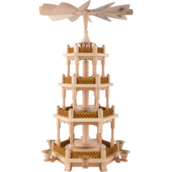 4-stöckige Pyramide unbestückt - 54 cm