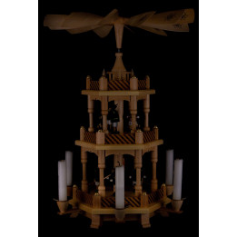 3-Tier Pyramid - Miner's Parade - 43 cm / 16.9 inch