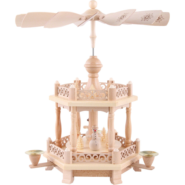 2-Tier Pyramid - Baroque Fence - 38 cm / 15 inch