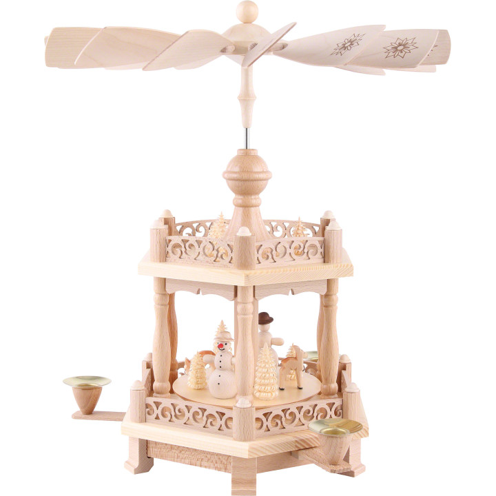 2-Tier Pyramid - Baroque Fence - 38 cm / 15 inch