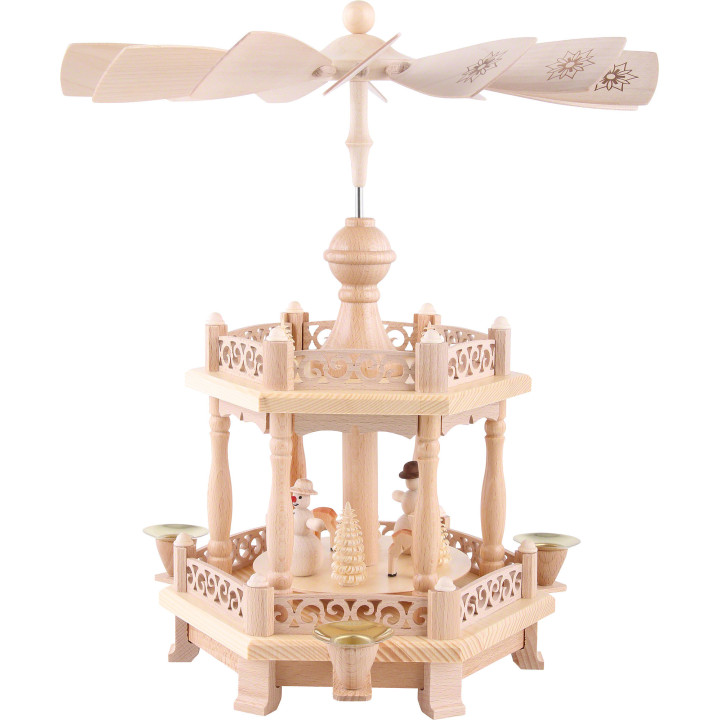 2-stöckige Pyramide Barockzaun - 38 cm