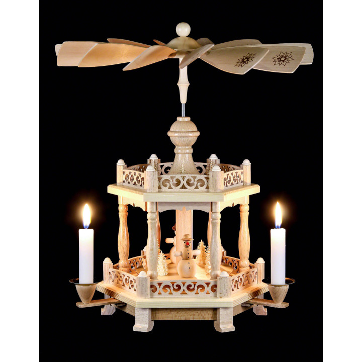 2-Tier Pyramid - Baroque Fence - 38 cm / 15 inch