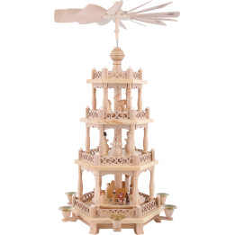 4-Tier Pyramid - Baroque Fence - 57 cm / 22 inch