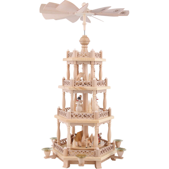4-stöckige Pyramide Barockzaun - 57 cm