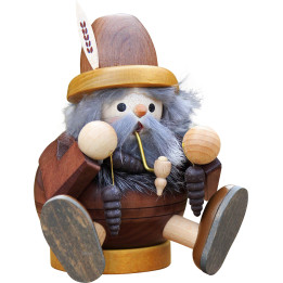 Smoker - Hobgoblin with Cone, sitting - 15 cm / 5.9 inch